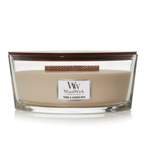 WoodWick Heartwick Flame Ellipse Tonka & Almond