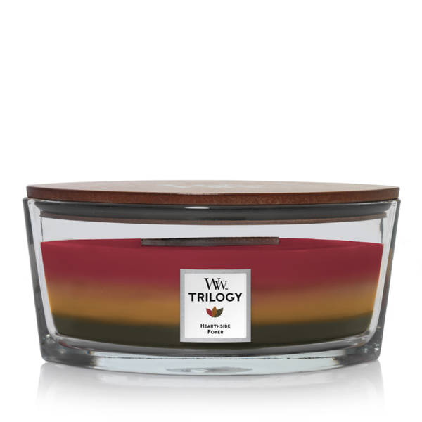 WoodWick Trilogy HearthWick Flame Ellipse Hearthland