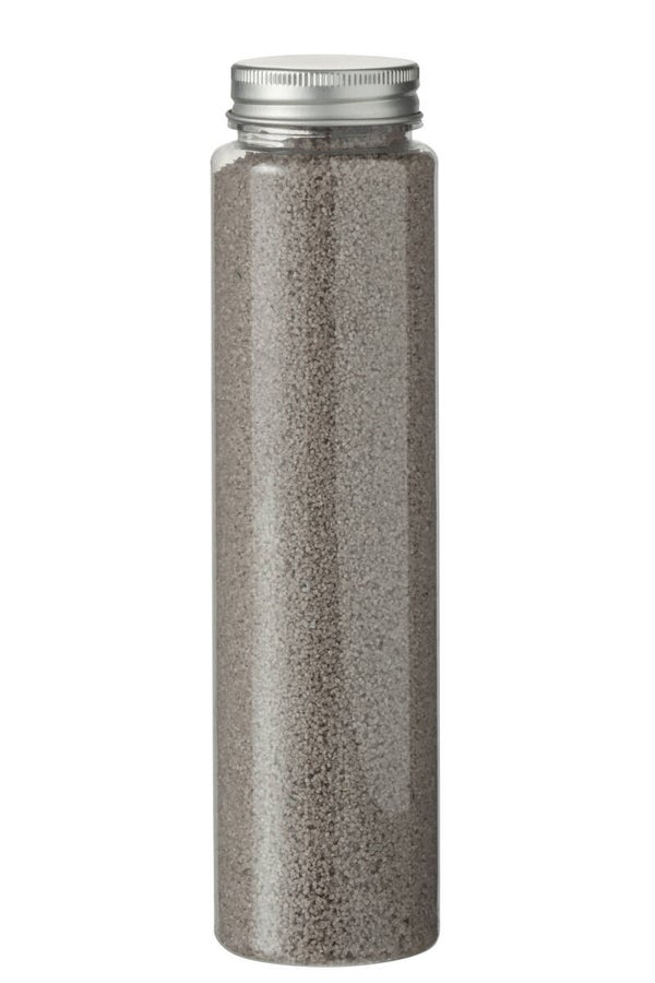 Decozand 630gram - In Fles Antraciet - Kleur: taupe