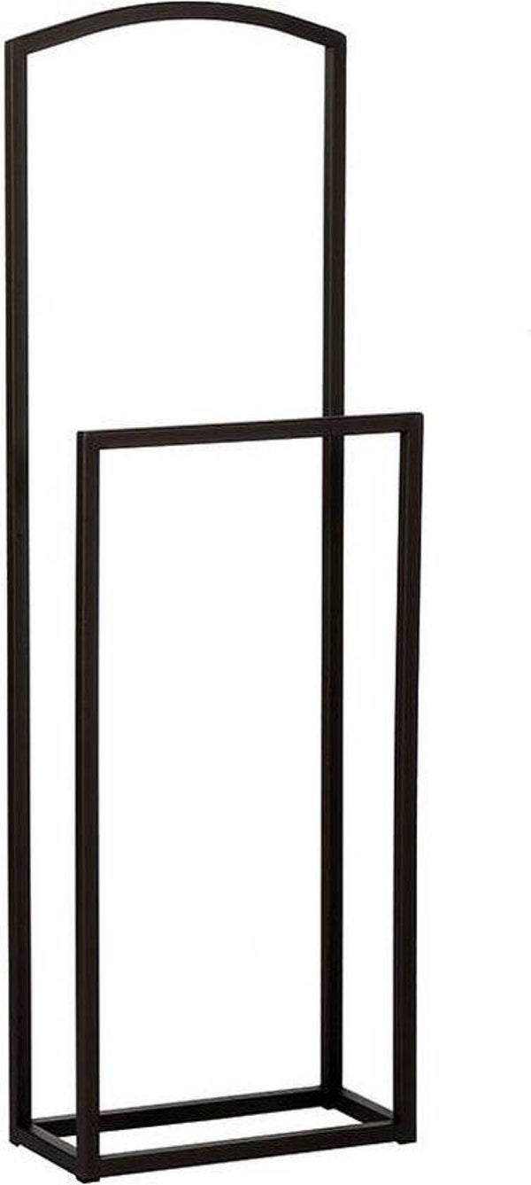 handdoekrek bruin - zwart - 120 cm hoog