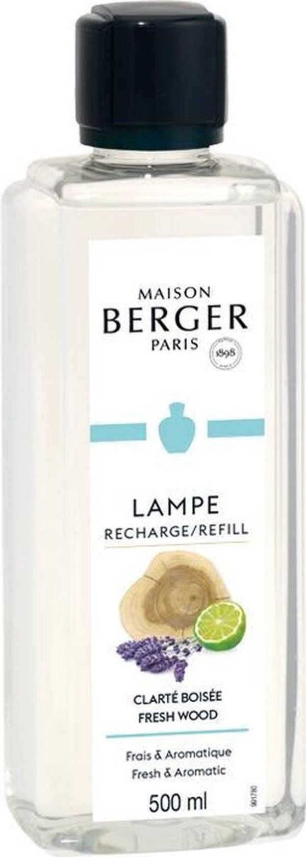 Lampe Berger - Navulling - Geurbrander - Clarté Boisée - 500ml