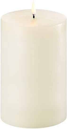 Led Kaars Uyuni - Rustieke Kaars Ivory Uyuni  -Ø 10,1 cm x 15,2 cm
