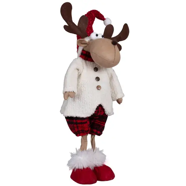 Eland 57cm (72cm) deco figuur rendier Kerstmis