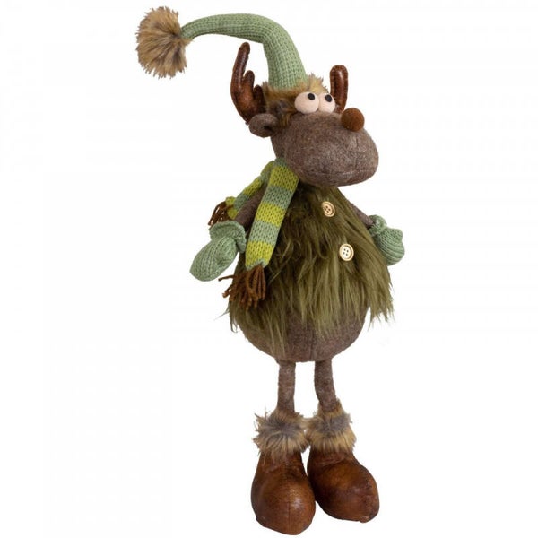 Eland rendier 50cm (67cm)  Eland groen - decoratie kerst - XL - 1 stuk