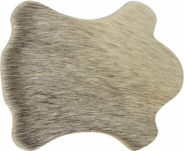 Glazen onderzetter koe / koevorm grijs - 11x10cm - 6 stuks