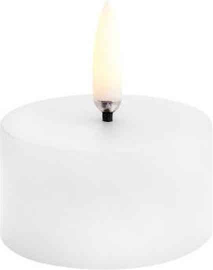 Uyuni LED Rustieke Kaars Wit - 5x2,8cm