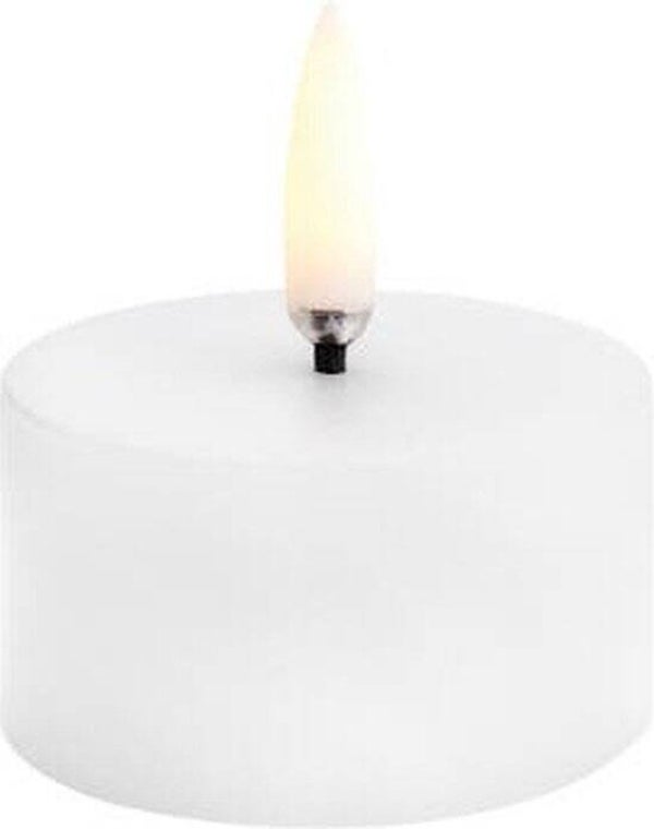 Uyuni LED Rustieke Kaars Wit - 5x2,8cm