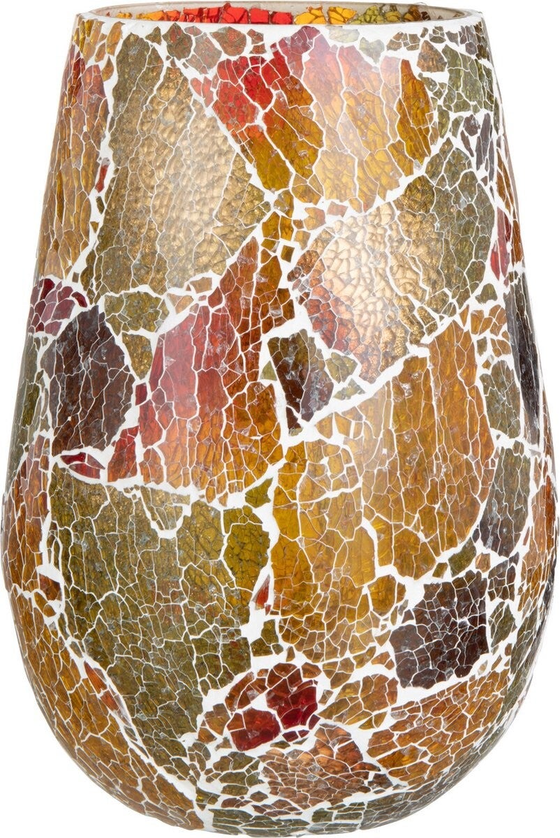 J-Line Kaarsenhouder Sunset Glas Multi Large Jline