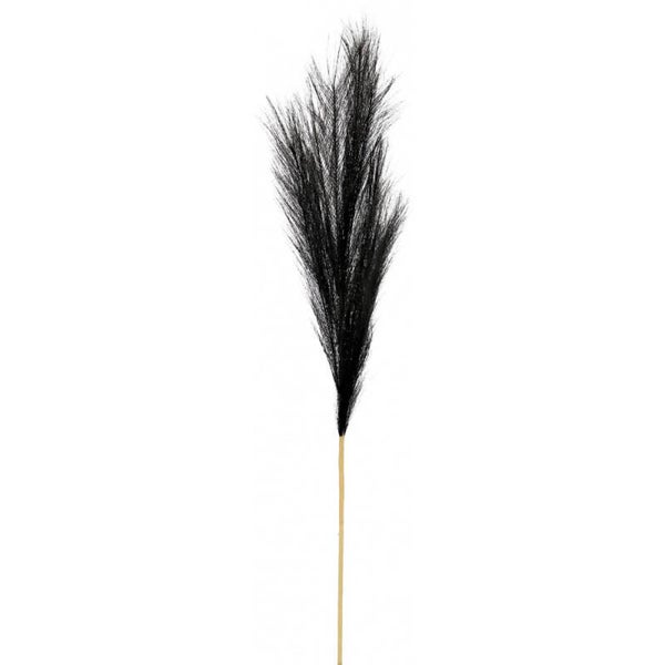 DECORATIEVE VEER ZWART 80CM