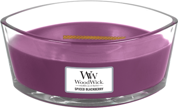 Woodwick Spiced Blackberry Ellipse Candle