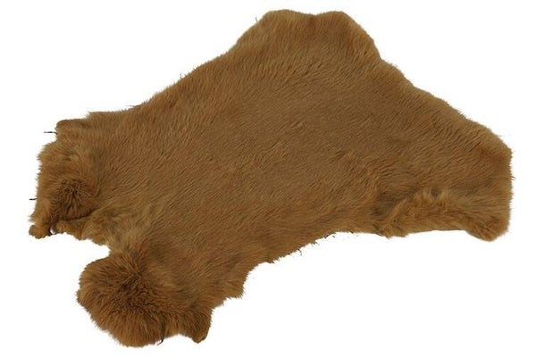 Konijnenvacht skin l.camel-L47B36H0,5CM