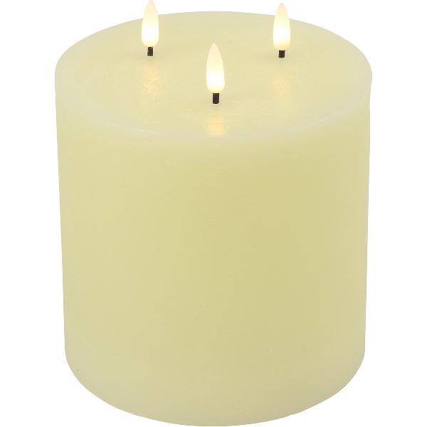Countryfield led stompkaars -  15x15x17,5cm creme