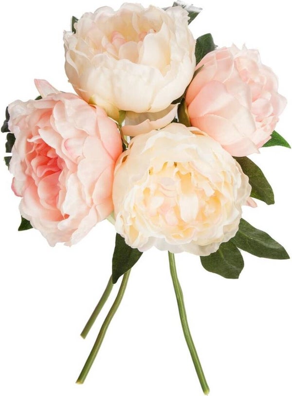 Boeket Van 4 Roze Pioenrozen