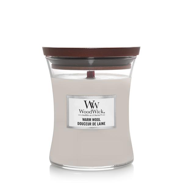 Woodwick Medium Candle Warm Wool