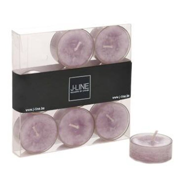 T-Licht - 9 stuks - Lavendel / 4h