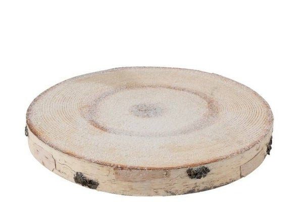 Schijf Decoratief Schors Naturel Large