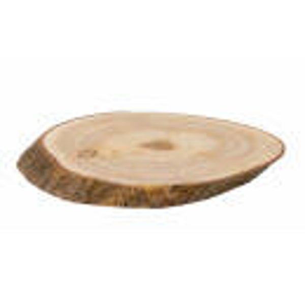 Boomschijf met schors c op 26x16cm