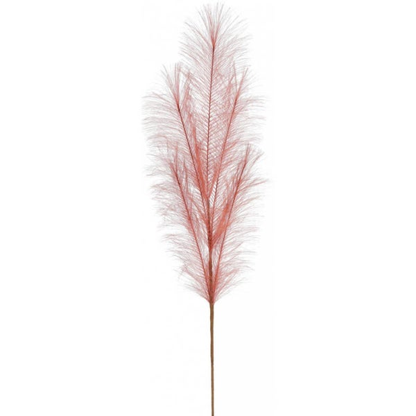 DECORATIEVE PLUIM "DONKER ROSE" 80CM