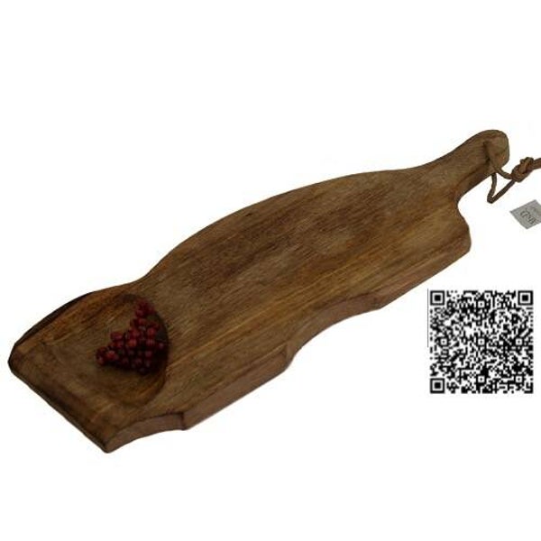 MANGO CHOPPING BOARD CHIP EN DIP FOODSAFE - 21×50,5×2,5 CM