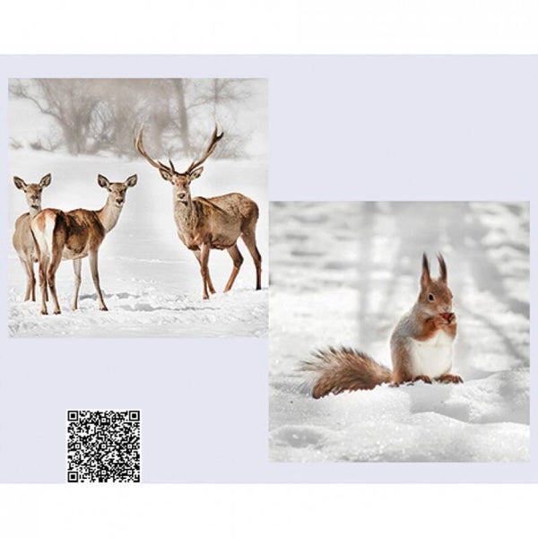 Servetten Hert / EEKHOORN - 20 Stuks