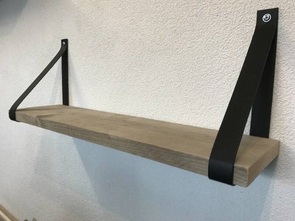 Oud gemaakt steiger houten wandplank