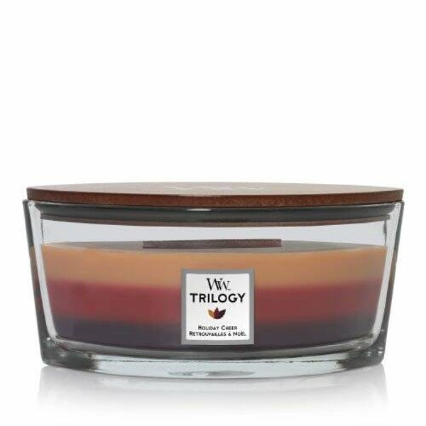 WoodWick Ellipse Candle Holiday Cheer Trilogy