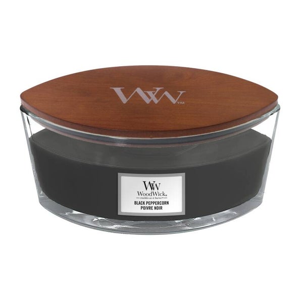 WoodWick Heartwick Flame Ellipse Black Peppercorn