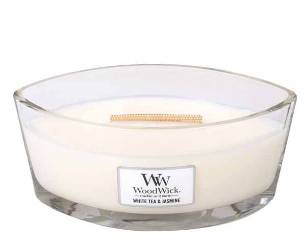 WoodWick  White Tea & Jasmine HearthWick  Ellips