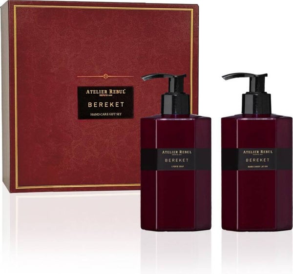 Atelier Rebul Bereket - Hand Care Geschenkset - Handzeep + Hand & Body Lotion (250ml) - Fruitige & Zoete Geur