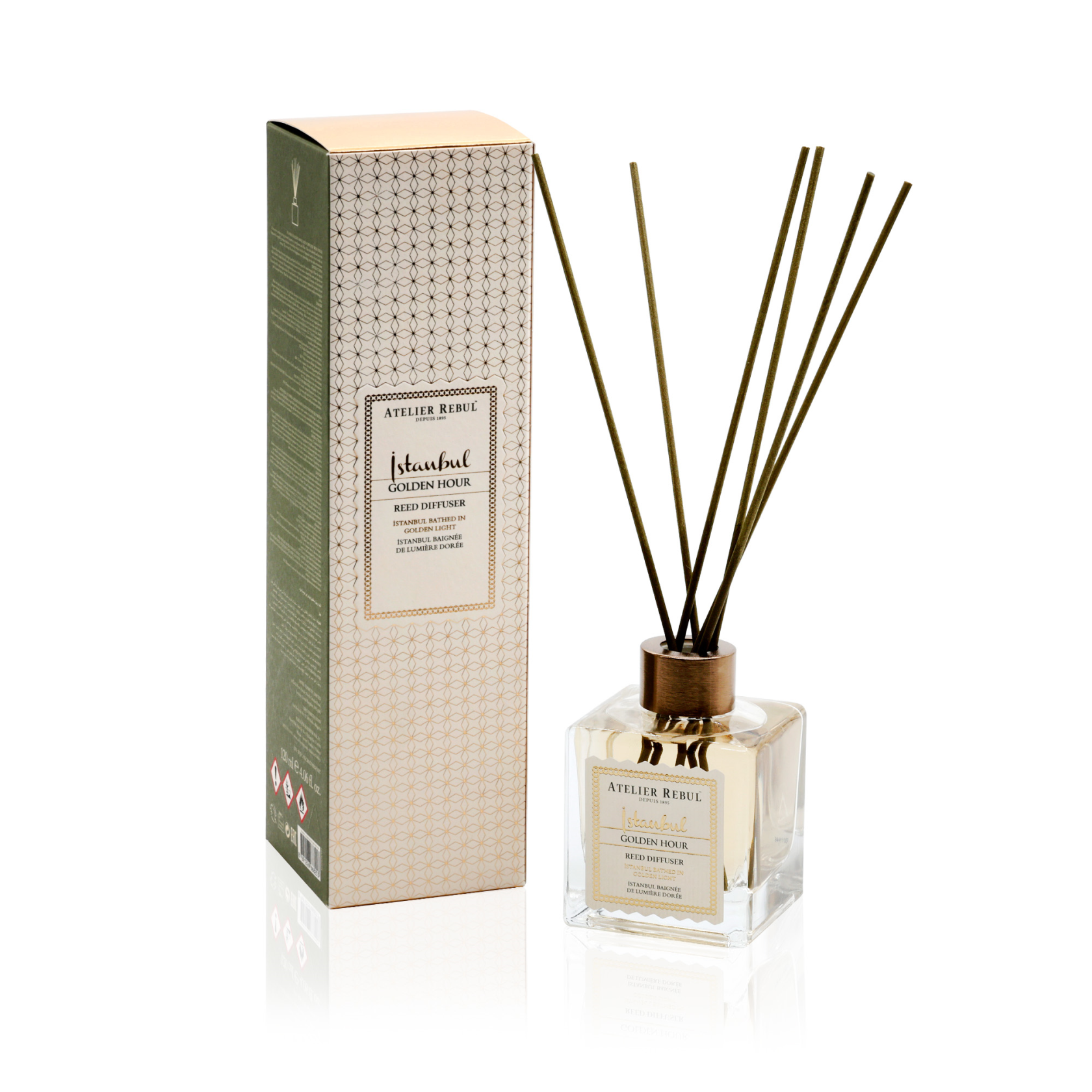 Atelier Rebul Istanbul Golden Hour Geurstokjes – 120 ml