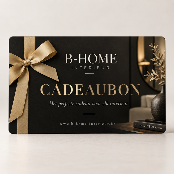 B-Home Cadeaubon €25 | Leuk cadeau voor interieur- en decoratieliefhebbers