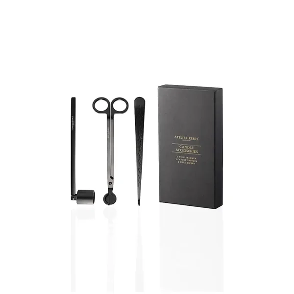 Atelier Rebul - Candle Care Geschenkset - Luxe Cadeauset met Kaarstrimmer, Doffer en Dipper