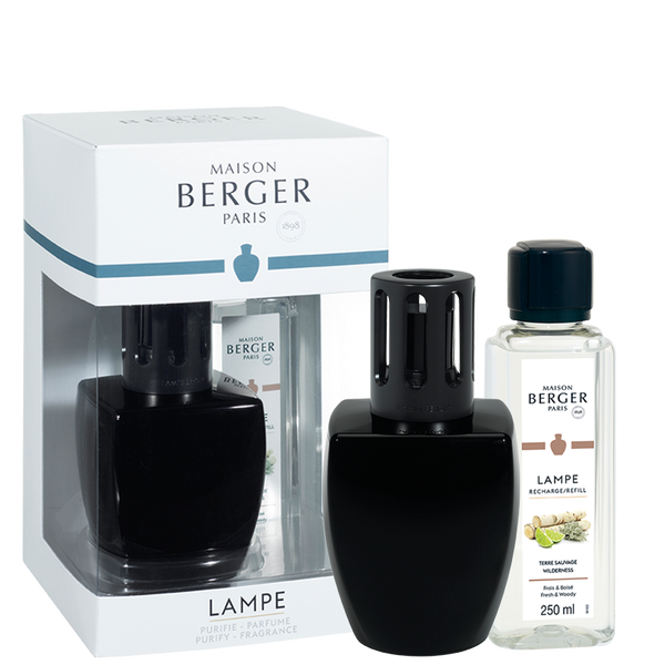 Giftset Lampe Berger June Noire