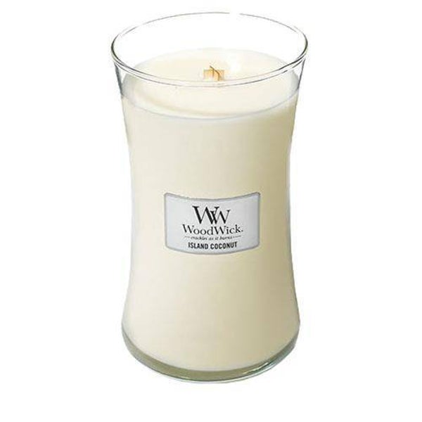 WoodWick Large Candle Island Coconut