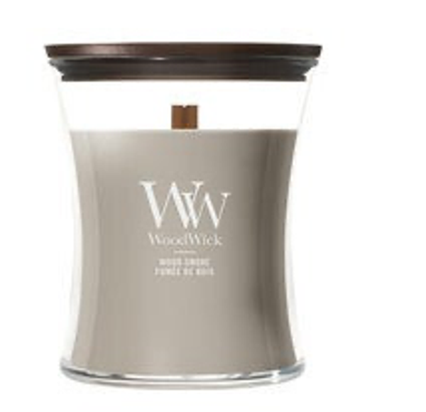 Wood Smoke Medium Geurkaars – WoodWick
