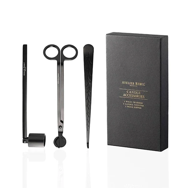 Atelier Rebul Candle Care Geschenkset – Kaarstrimmer, Doffer & Dipper