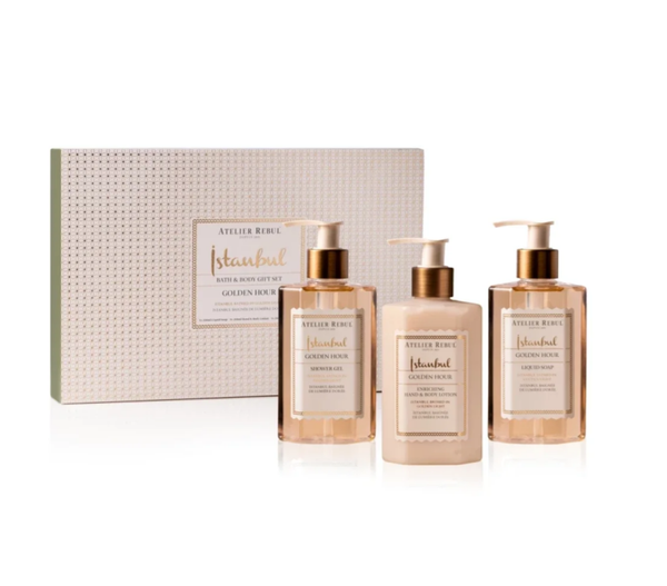 Istanbul Golden Hour Bath & Body Set 3 x 250 ml – Atelier Rebul
