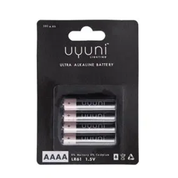 Uyuni AAAA Batterijen 1.5V – 580 mAh – 4-pack