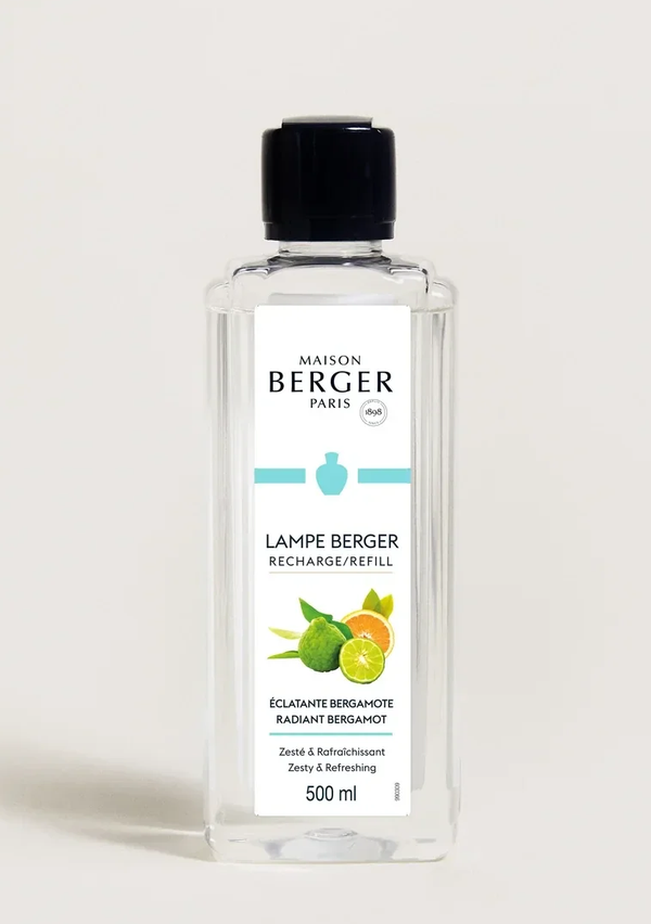 Maison Berger Éclatante Bergamote Huisparfum 500 ml – Lampenolie voor Geurlamp