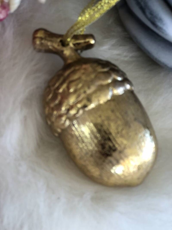 Decoratieve eikels goud - Herfstdecoratie