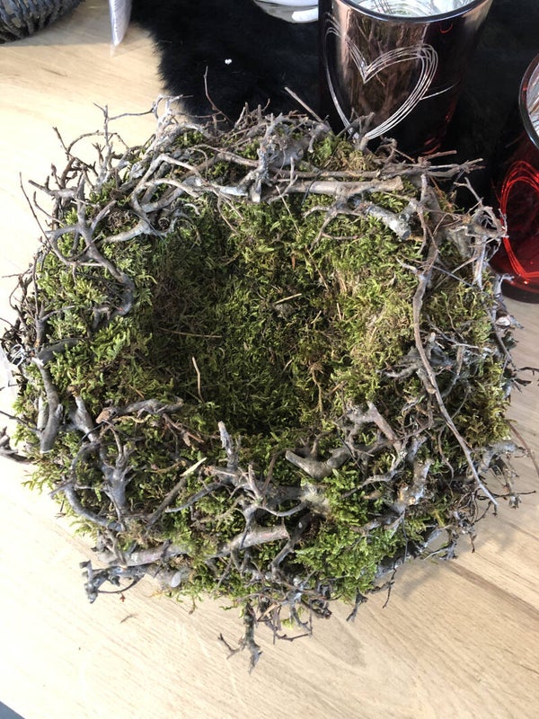 Decoratieve Krans - Nestkrans bonzai - Doorsnede 30 cm.