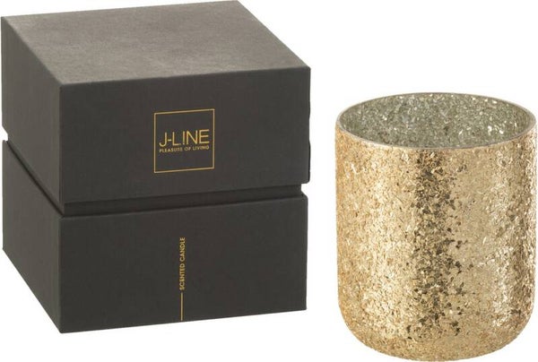 J-Line Geurkaars Luxuria Vanilla Escape Goud Large | 80 Uur