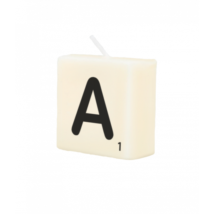 Letter Kaarsjes - Alfabet - Scrabble Kaarsjes.