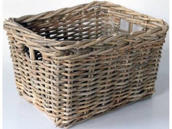 Lademand l44b33h25cm antiek grijs