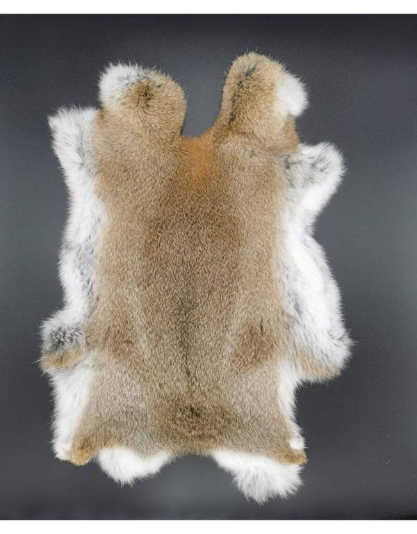 Konijnenvacht bruin 30cm x 40cm (zacht en geurloos)