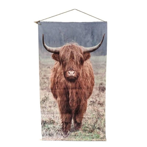 Countryfield Wanddoek Bresser hooglander LED timer op batterij 60x45 cm of 110x65 cm