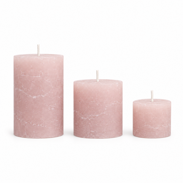 Rustieke Orchid Kaars – 80x60 mm, 60x60 mm en 40x38 mm