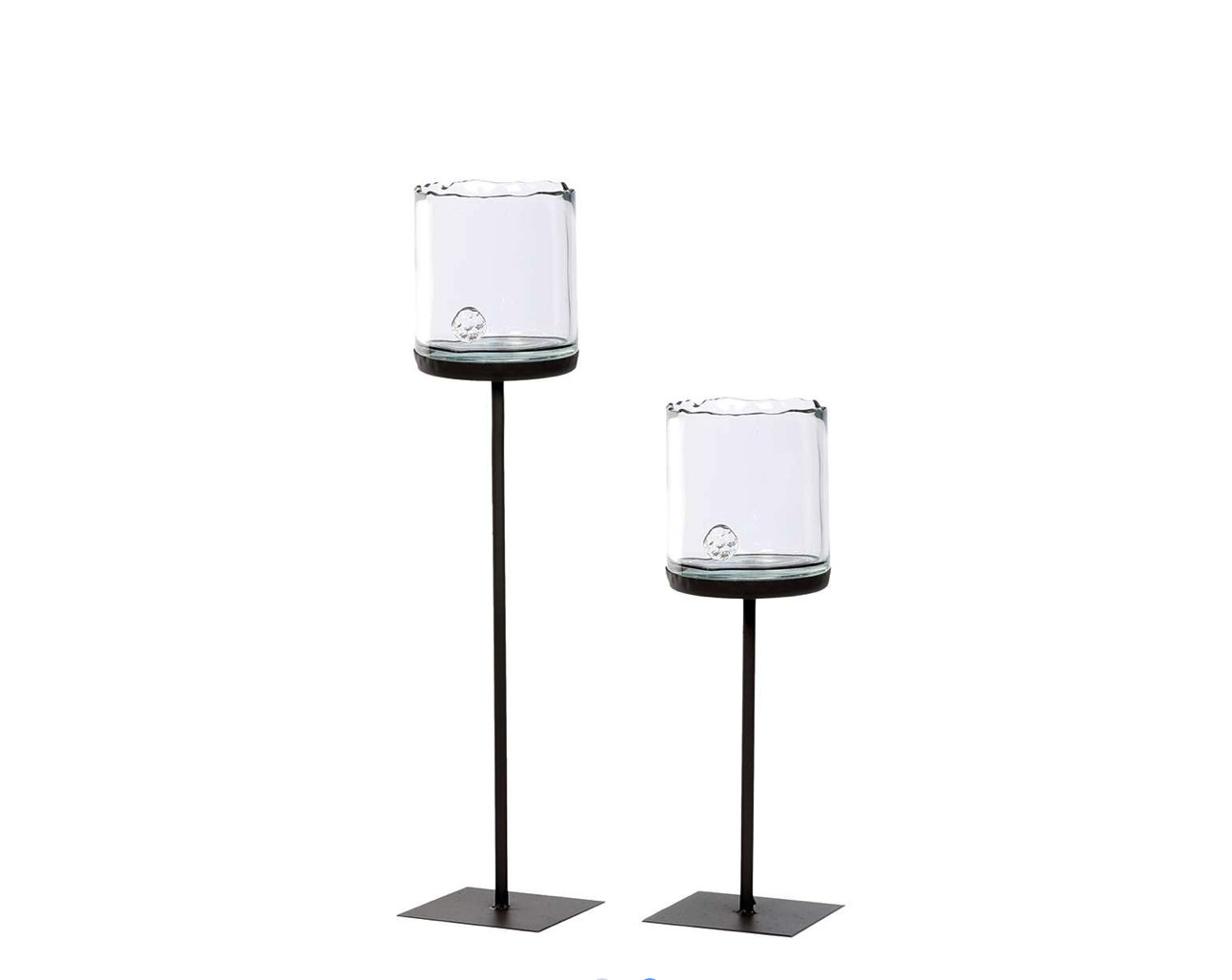 Kandelaar - Hurricanlight Sete  - inclusief dik stevig Glas