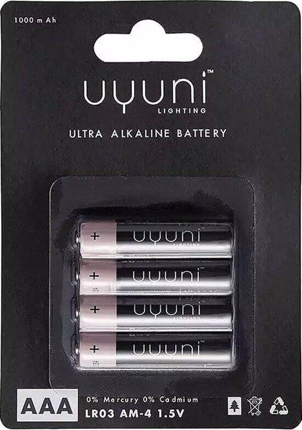 Uyuni Alkaline AAA Batterijen 1.5V – 4 of 12 Stuks