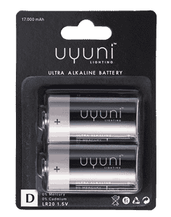 Batterijen Uyuni - D Battery, 1,5V, 16.000 mAh, 2-pack (6/48)